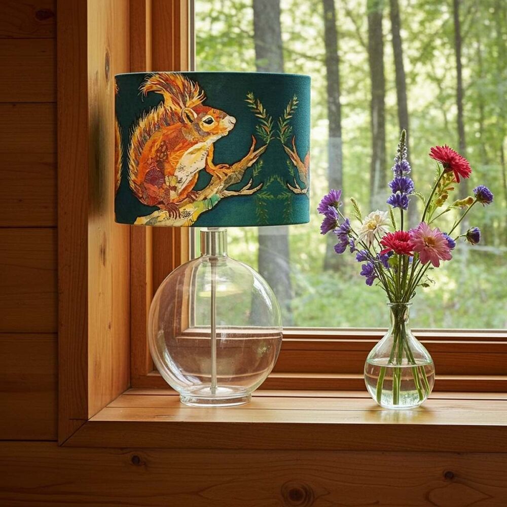 Wee Red Squirrel - Lampshade