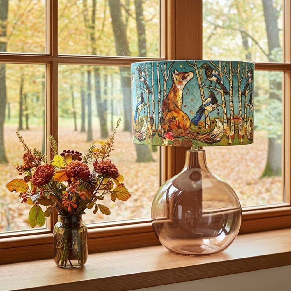 The Gift - Fox & Magpie Lampshade