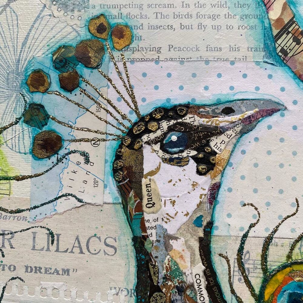 Glorious Peacocks -  Original Art