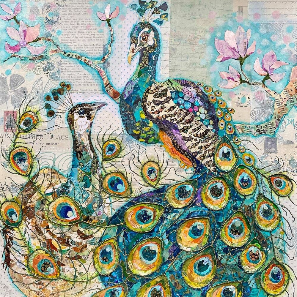 Glorious Peacocks -  Original Art
