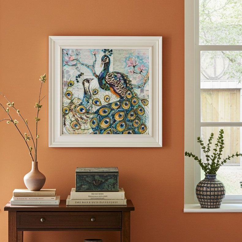 Glorious Peacocks -  Original Art