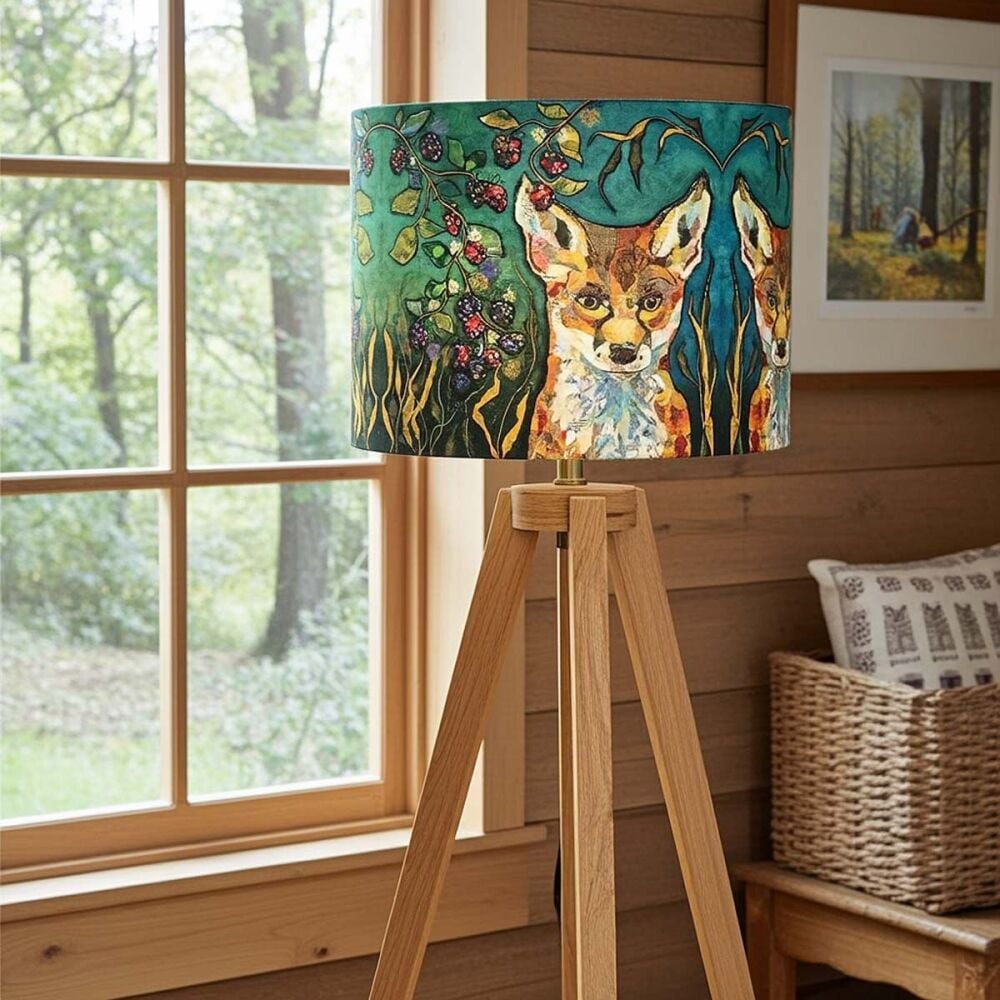 Fox in Brambles - Fox Lampshade
