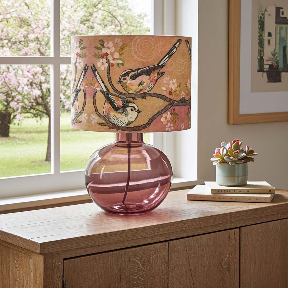 Bottoms Up - Bird Lampshade Pink