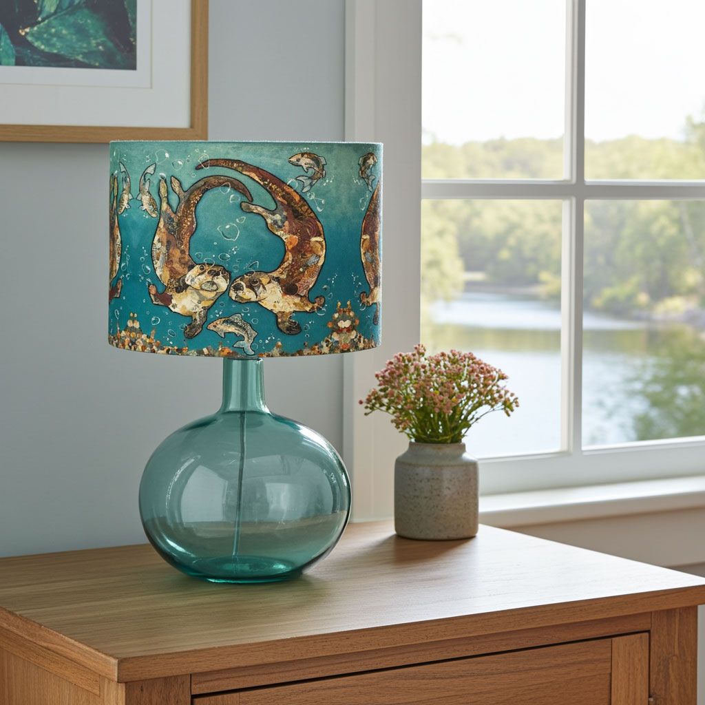 W'otter L'otter Bubbles- Lampshade