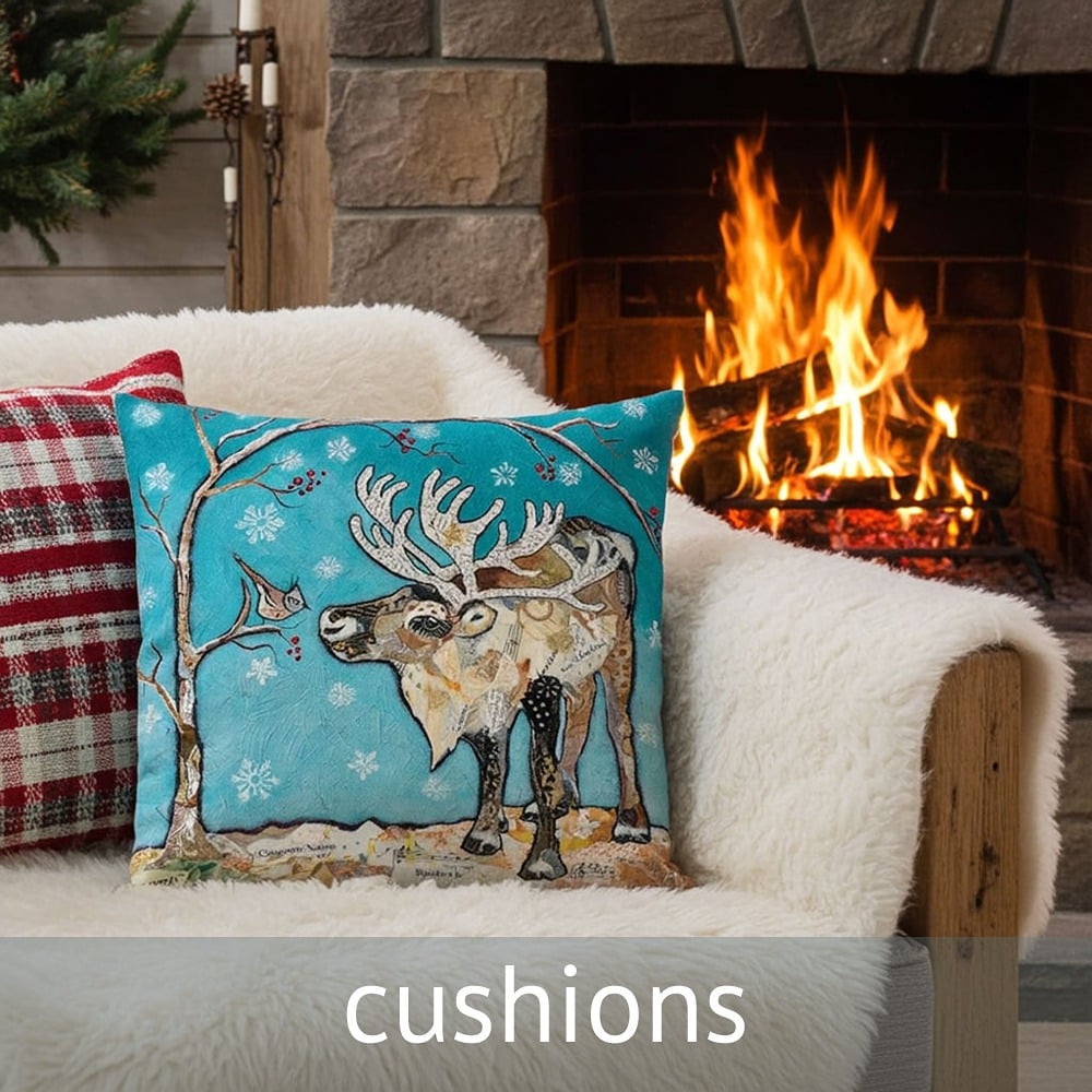 reindeer cushion