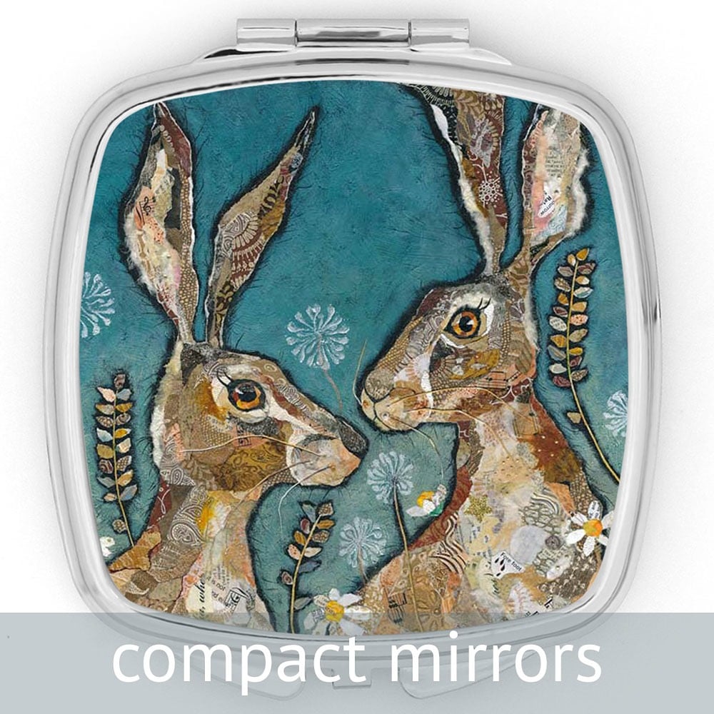 hare compact mirror