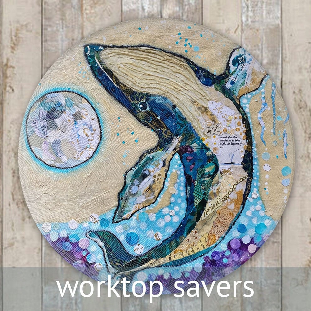 blue whale worktop saver