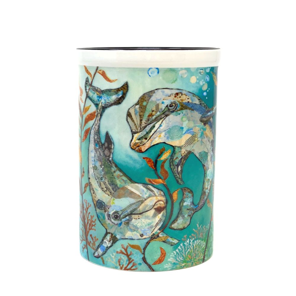 Bubbles & Squeak - Dolphiin Pretty Pot Utensil Holder