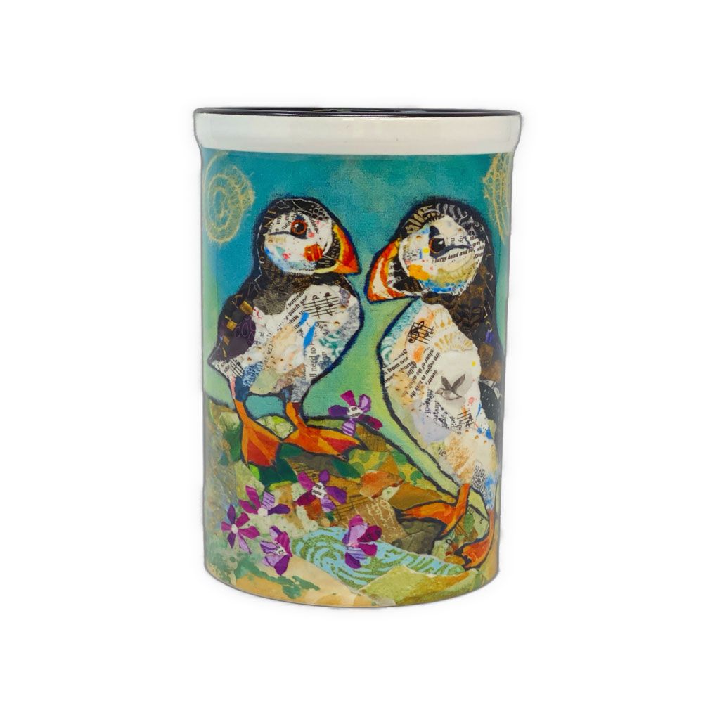 Puffin Pals - Pretty Pot Utensil Holder