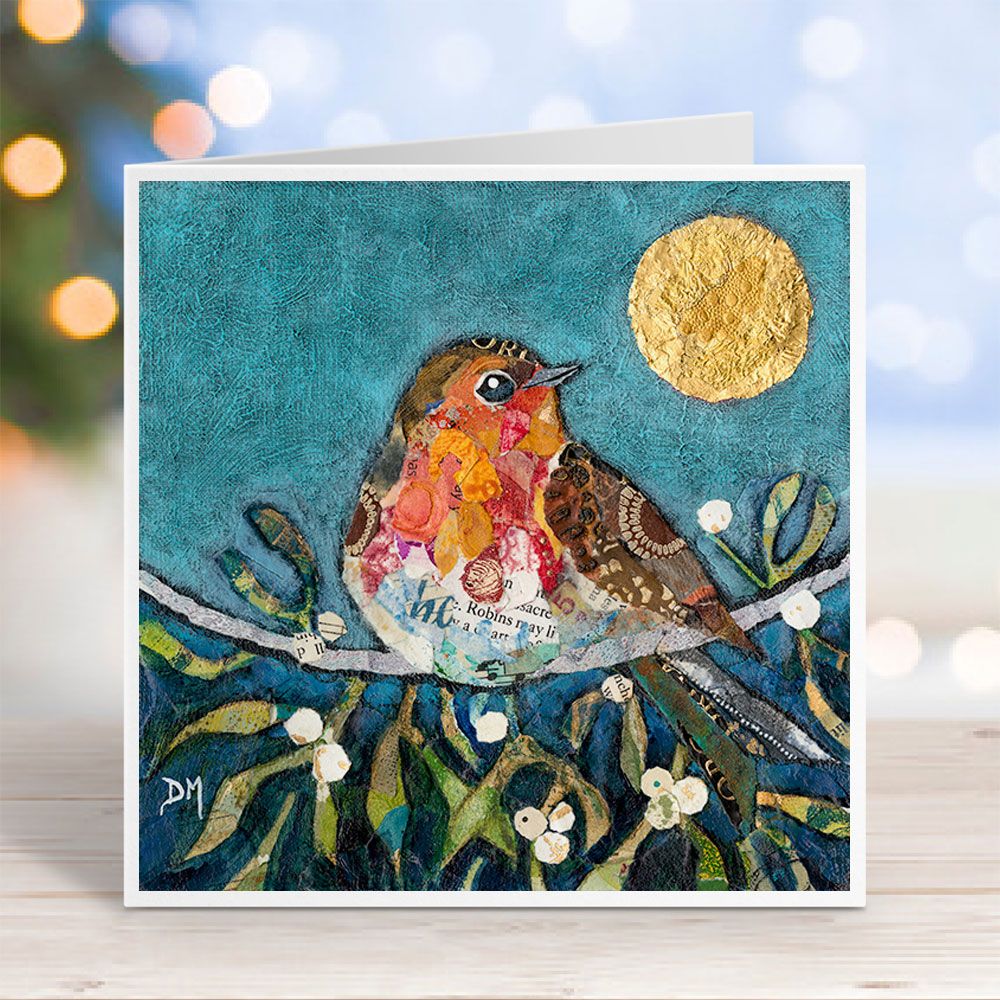 Robin & Mistletoe (NEW) - Greetings Card
