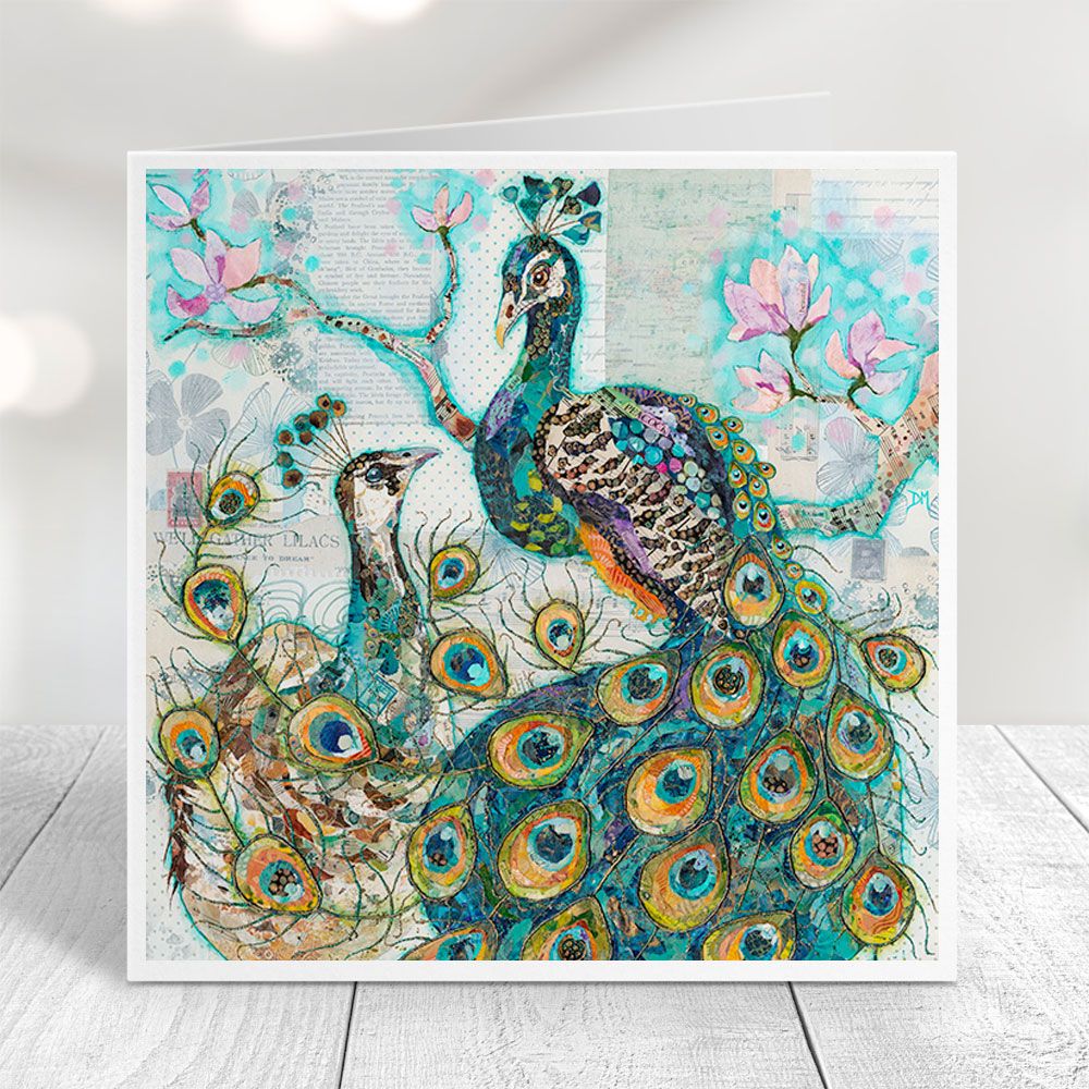 Glorious Peacocks (NEW) - Greetings Card