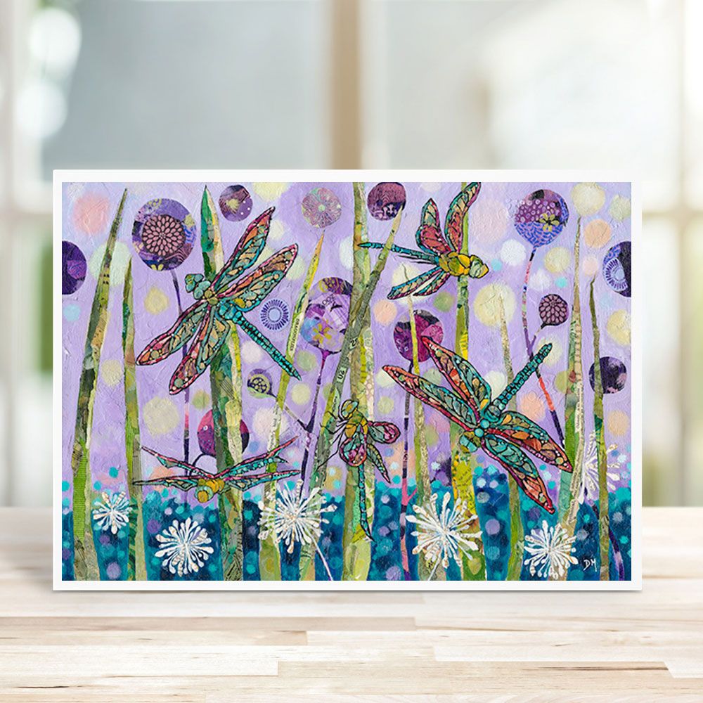 Flight of the Dragonflies (NEW) - Greetings Card