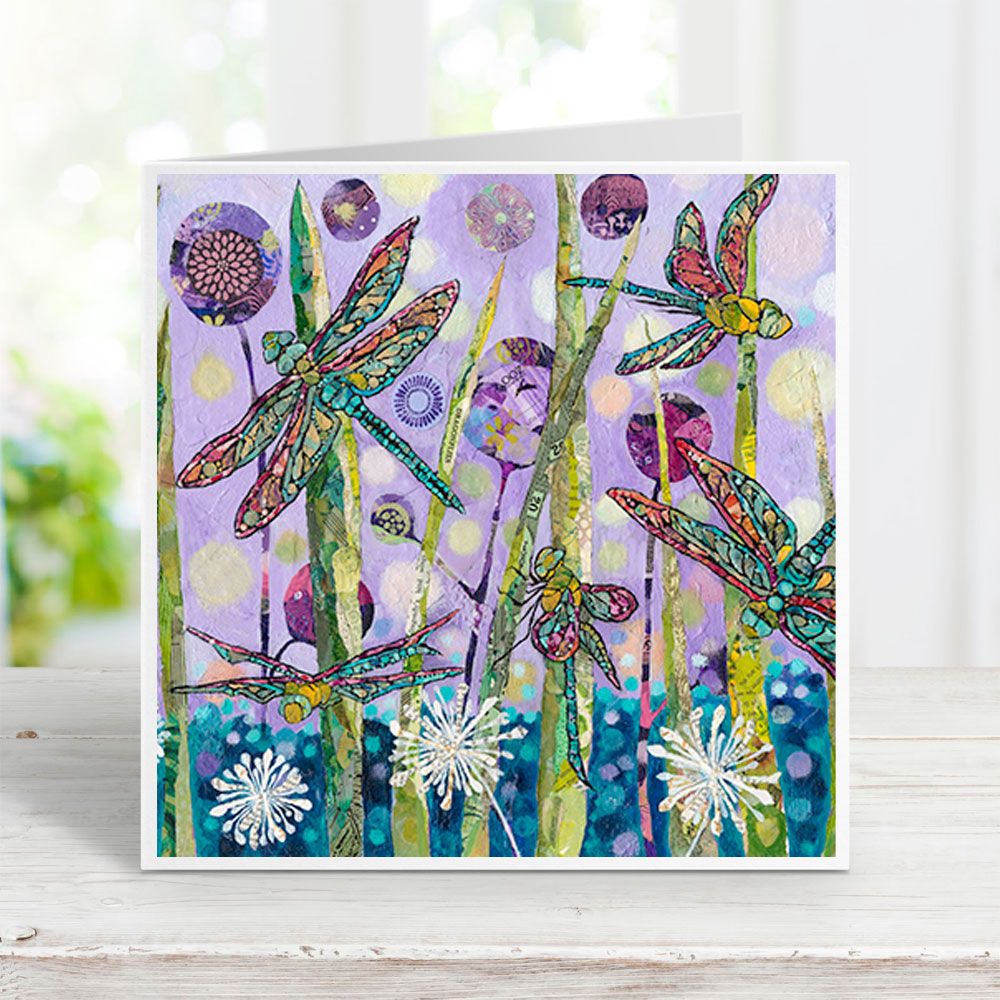Flight of the Dragonflies (NEW) - Greetings Card