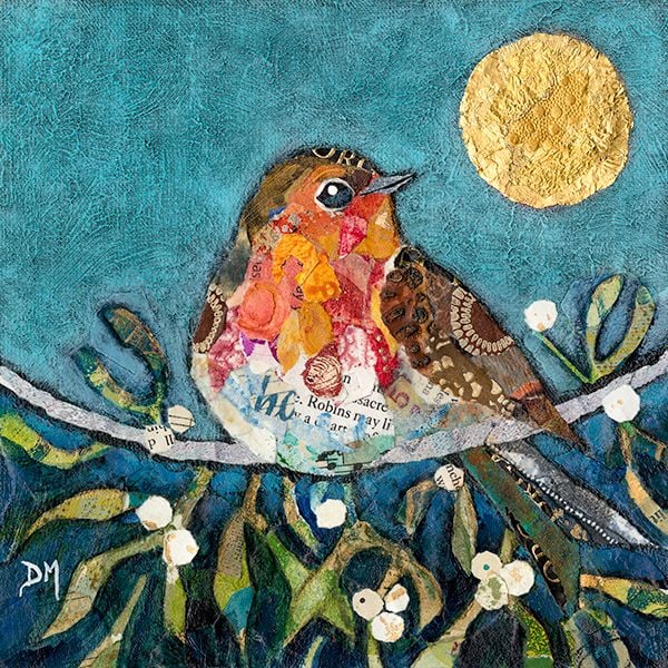 Robin & Mistletoe - Medium Print