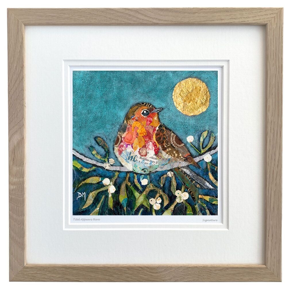 Robin & Mistletoe - Medium Print