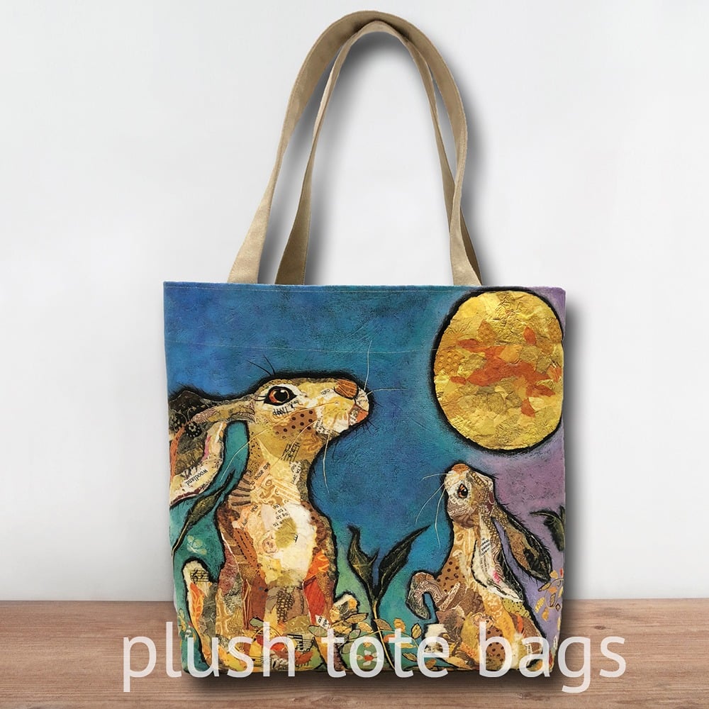 hare tote bag