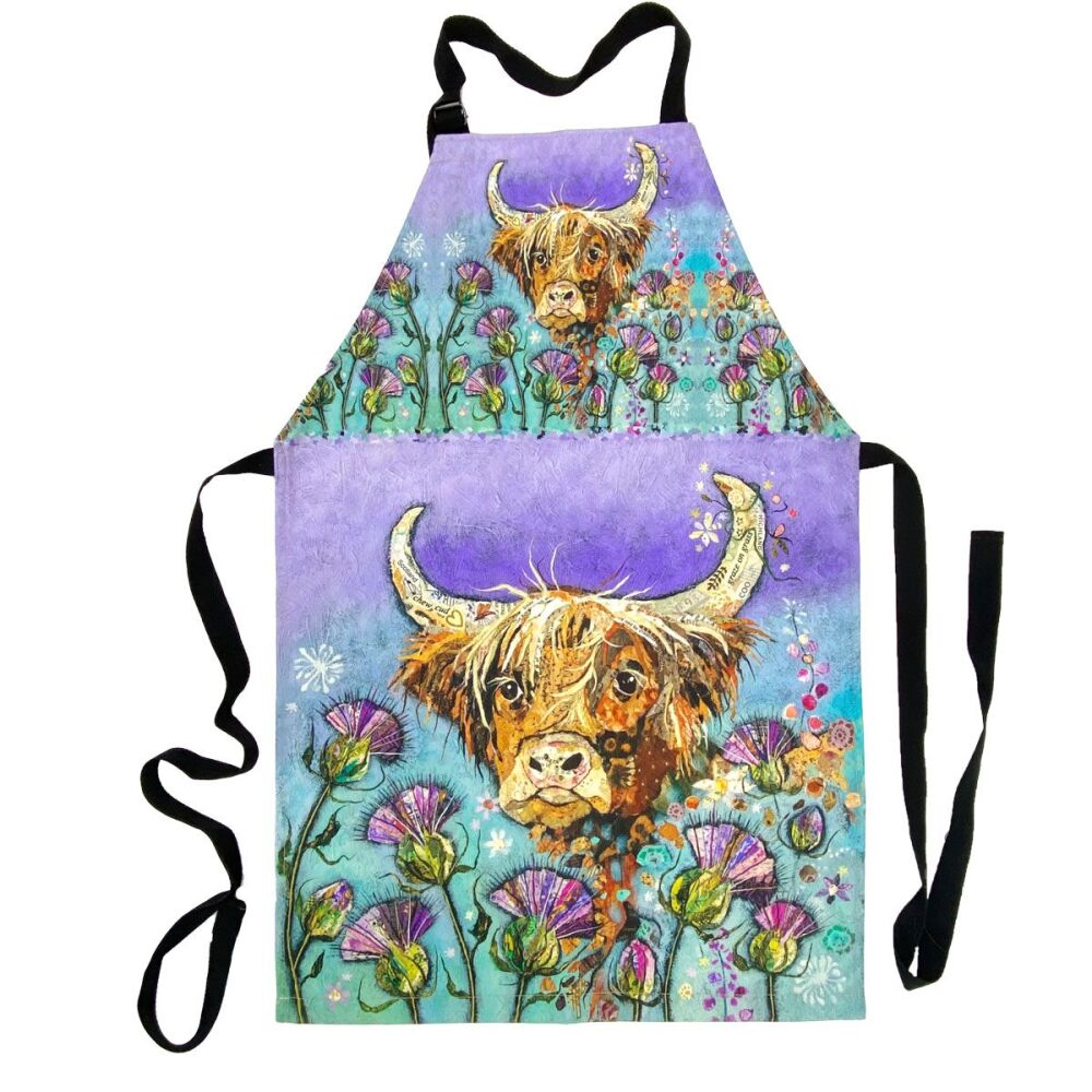 Thistle Coo Apron - Polycotton