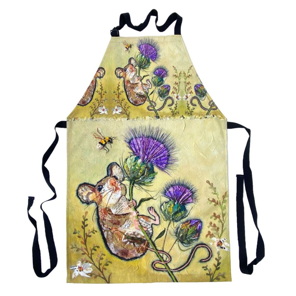 First to the Top Mouse Apron - Polycotton