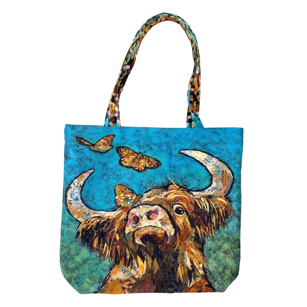 Buttercoo Highland Cow Tote Bag - Polycotton