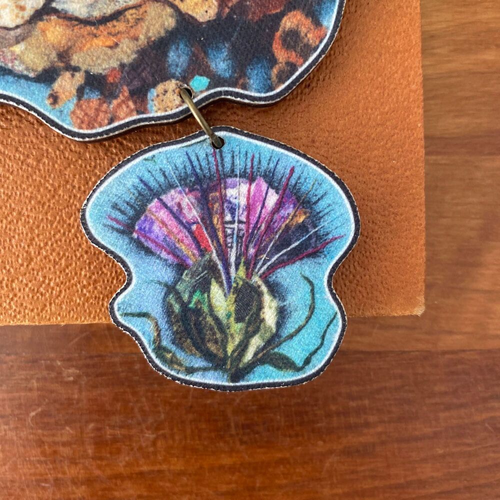 Thistle Coo Highland Cow Decorative Wall Hanger