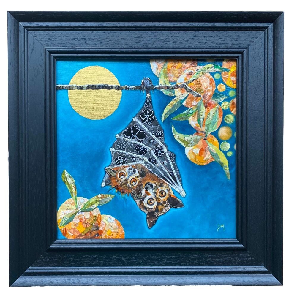 Cosy Cuddles- Fruitbat Original Wall Art
