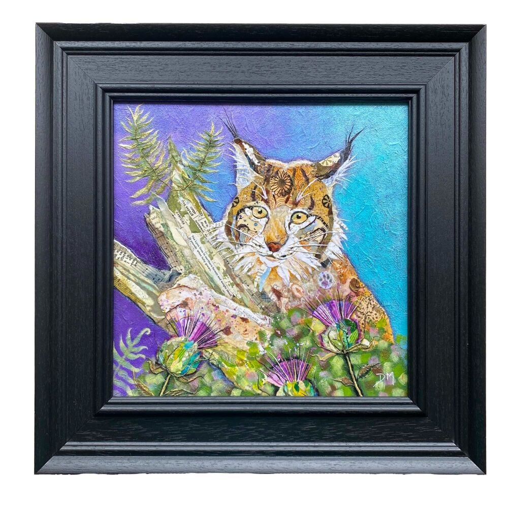 'Home at Last' - Eurasian Lynx Original Wall Art