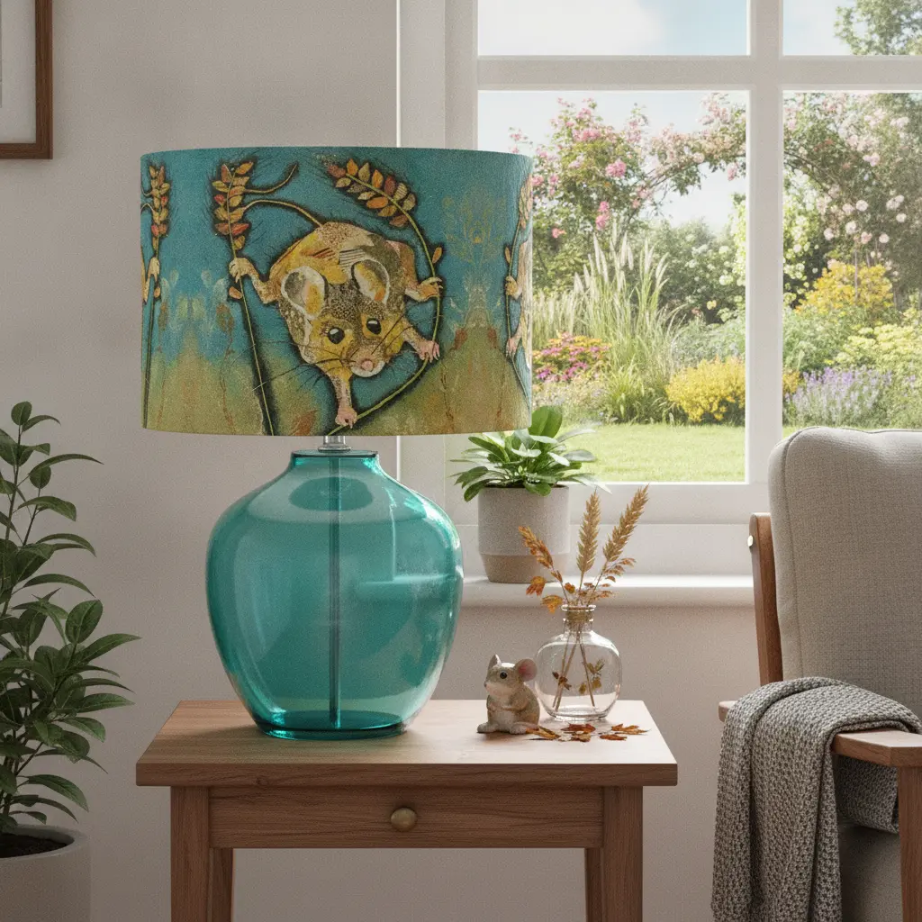 Hanging Out- Mouse Lampshade