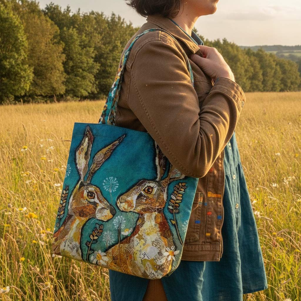 Together Hare Tote Bag - Polycotton