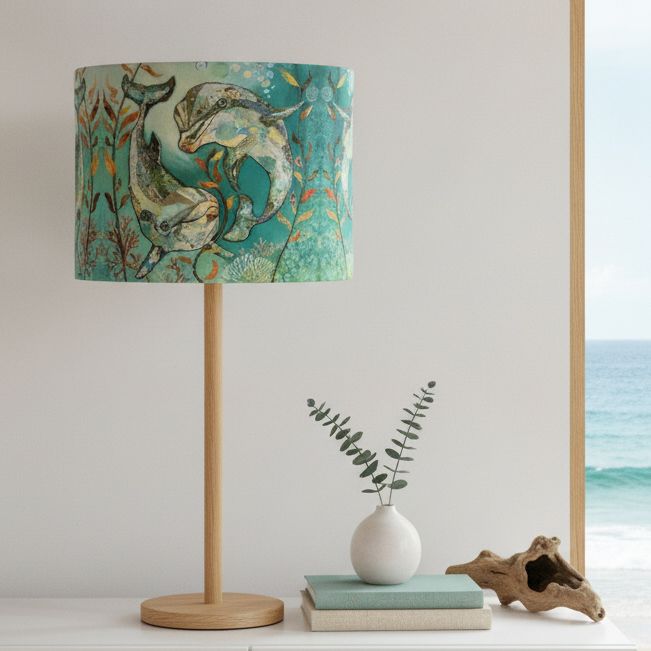 Dolphin Lampshade - Bubbles & Squeak