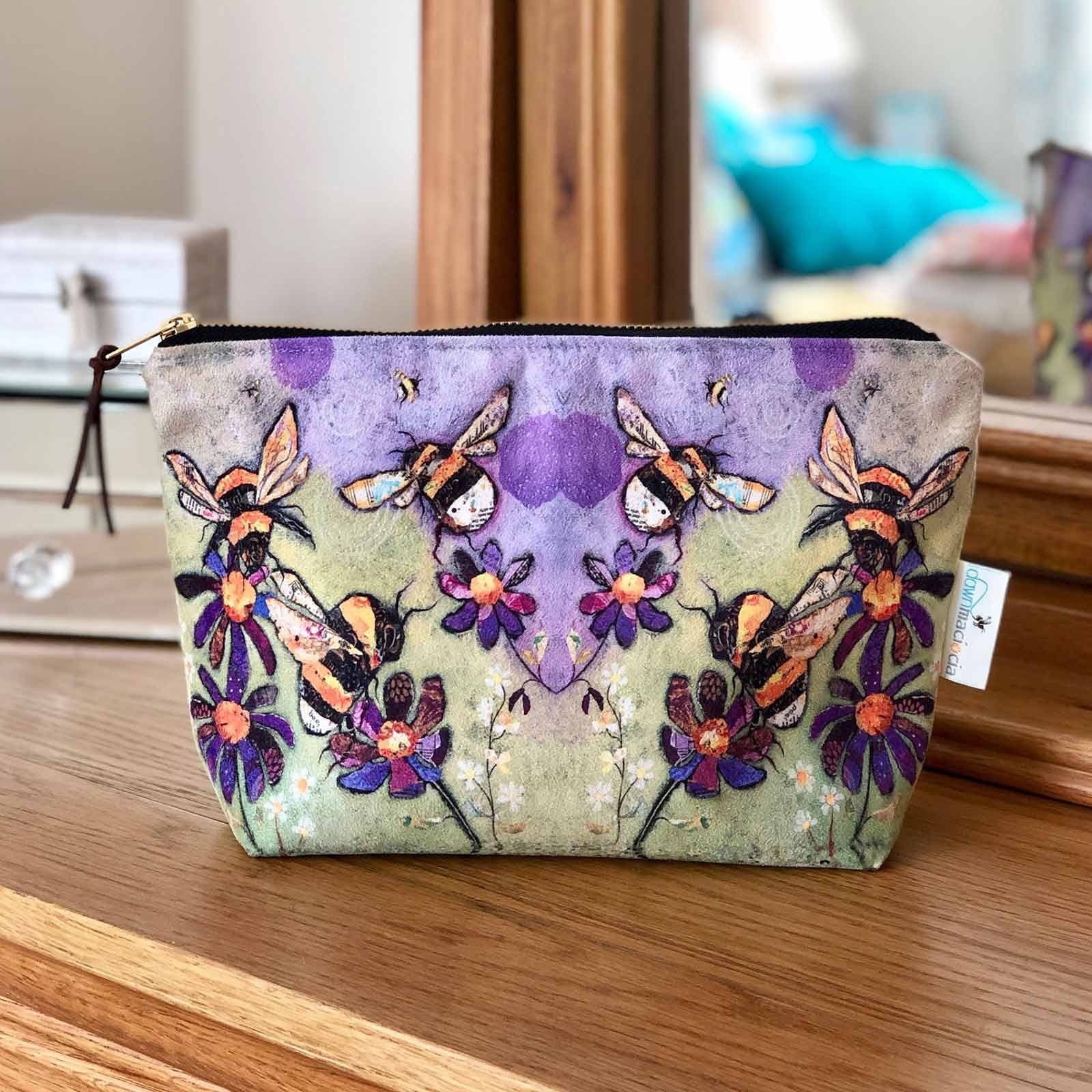 bumble bee cosmetic bag