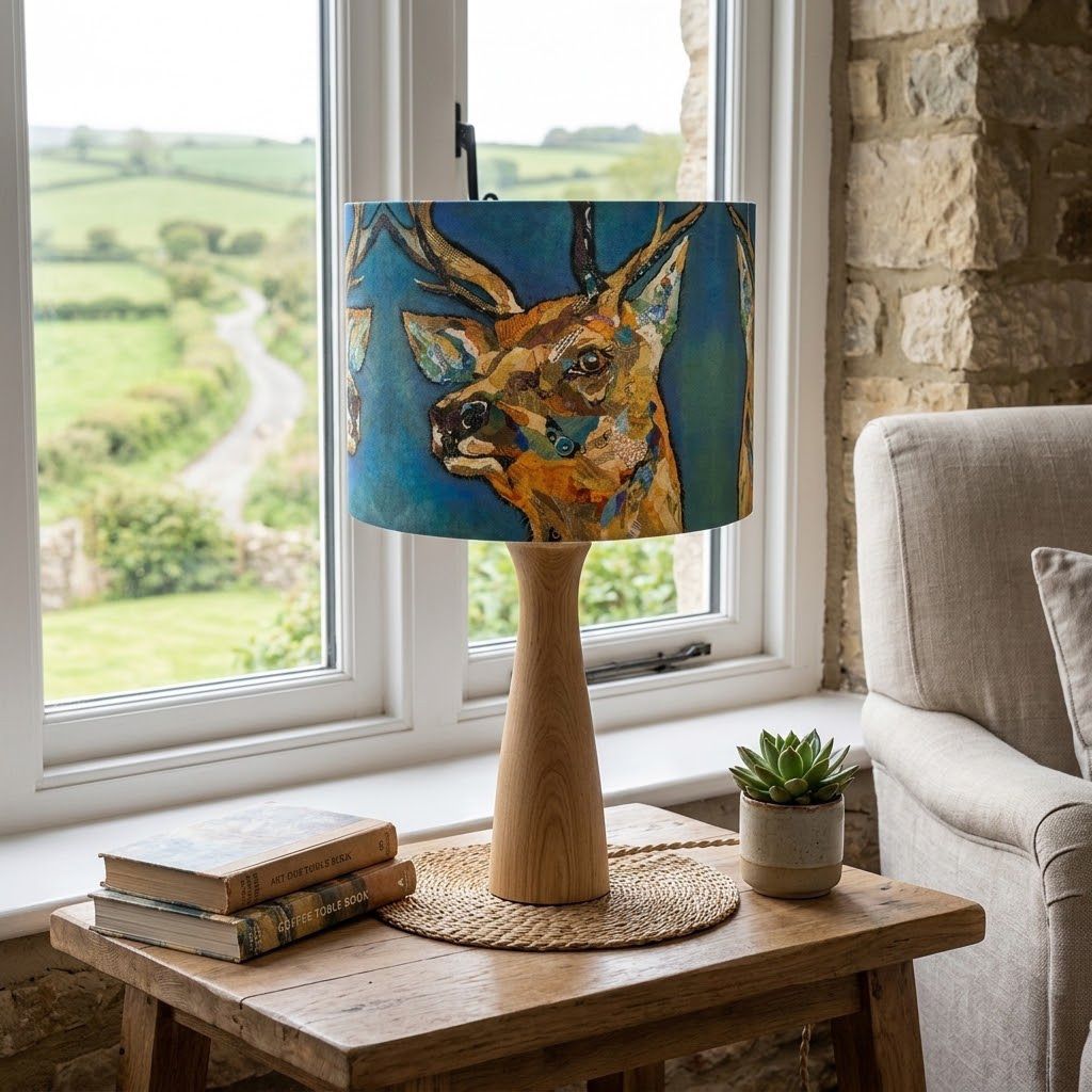 Red Deer Buck II Lampshade