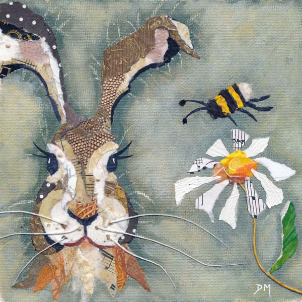 Hare & Bee - Small/Med Art Print