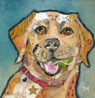 Barney - Labrador Art Print