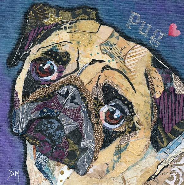 Pug Love- Small/Med Print 
