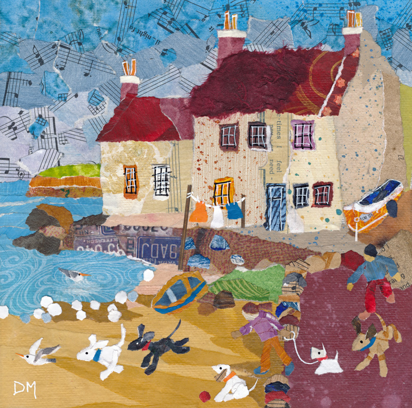 Dogs Day Out in Pittenweem - Medium Print