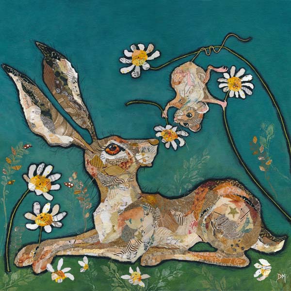 Hare and Mouse Art Print