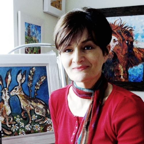 Dawn Maciocia in her art studio