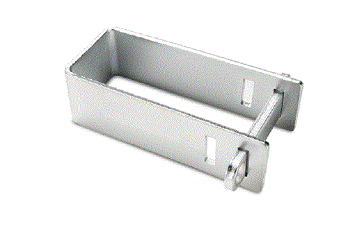 HEAVY DUTY HASP AND STAPLE GATE GUARD.