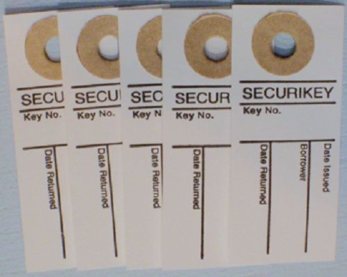 SECURIKEY KEY SIGN OUT TABS. PK OF 250. Ref. AKSOTO250.