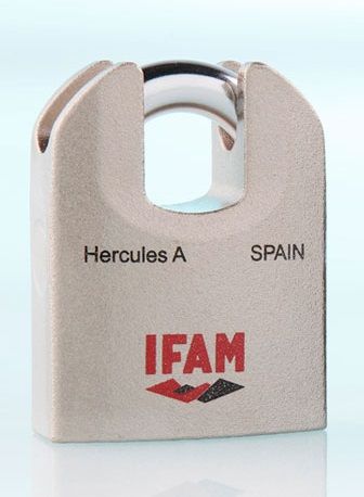 IFAM HERCULES A CEN 4 RATED PROTECTED SHACKLE PADLOCK.