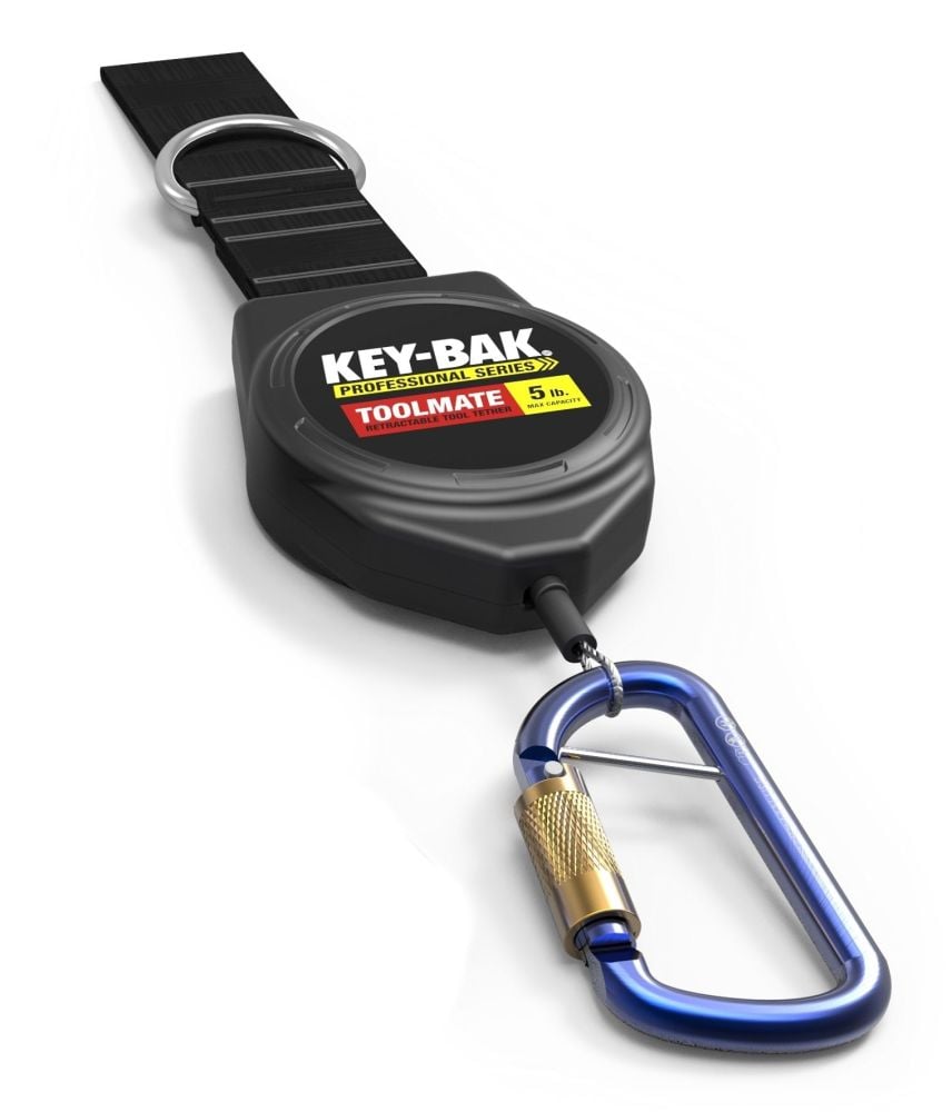 <!--001-->TOOLMATE from KEY-BAK. Retractable Tether. 2.25kg (5lb) Capacity.