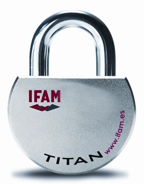 IFAM TITAN TOP RATED EN12320  HIGH SECURITY PADLOCK.
