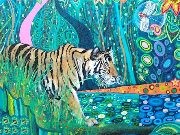 Art Nouveau Tiger
