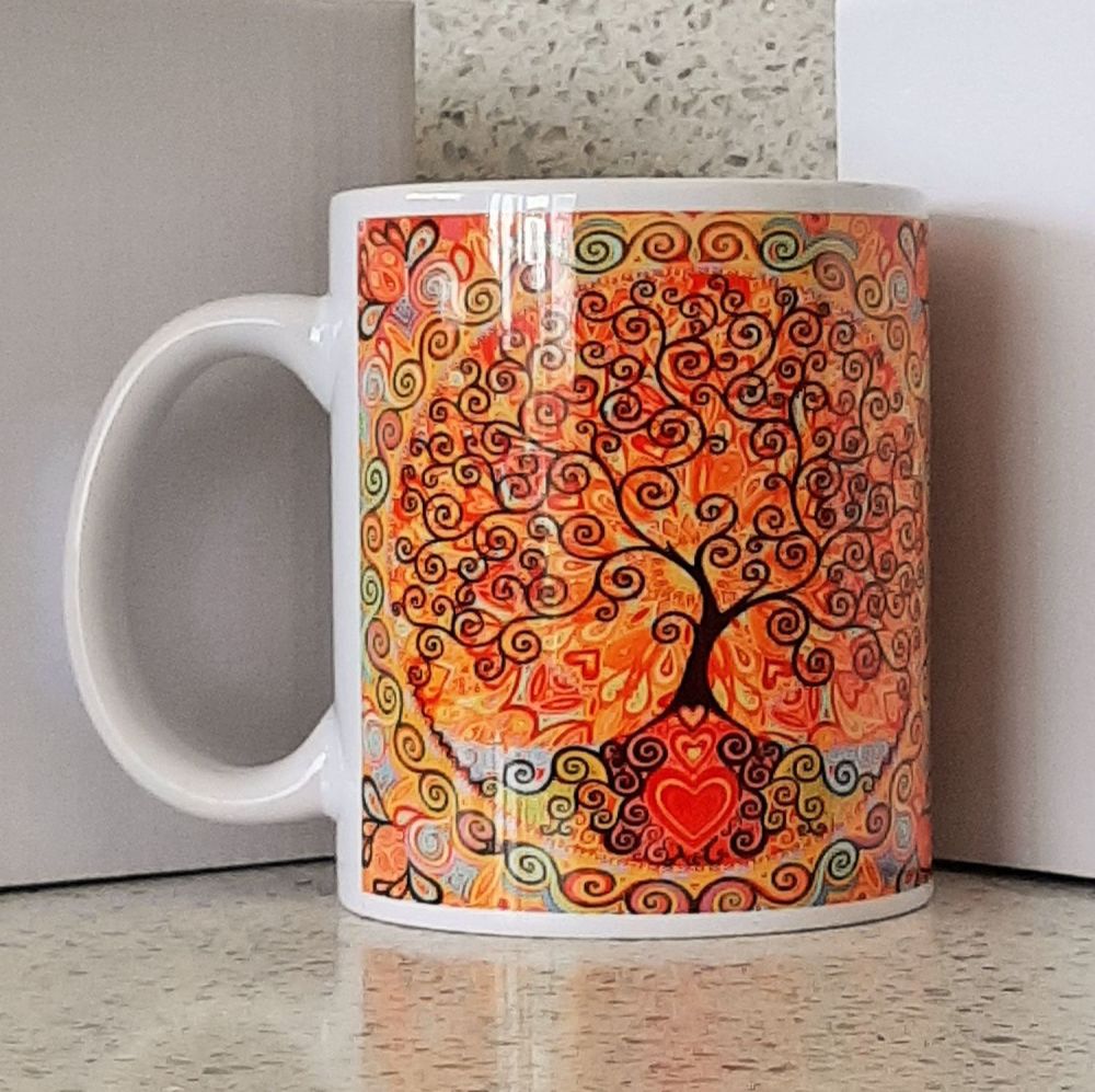 All Is Love Mandala Tree of Life Mug