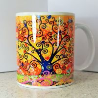 Tree of Life & Hearts Mug