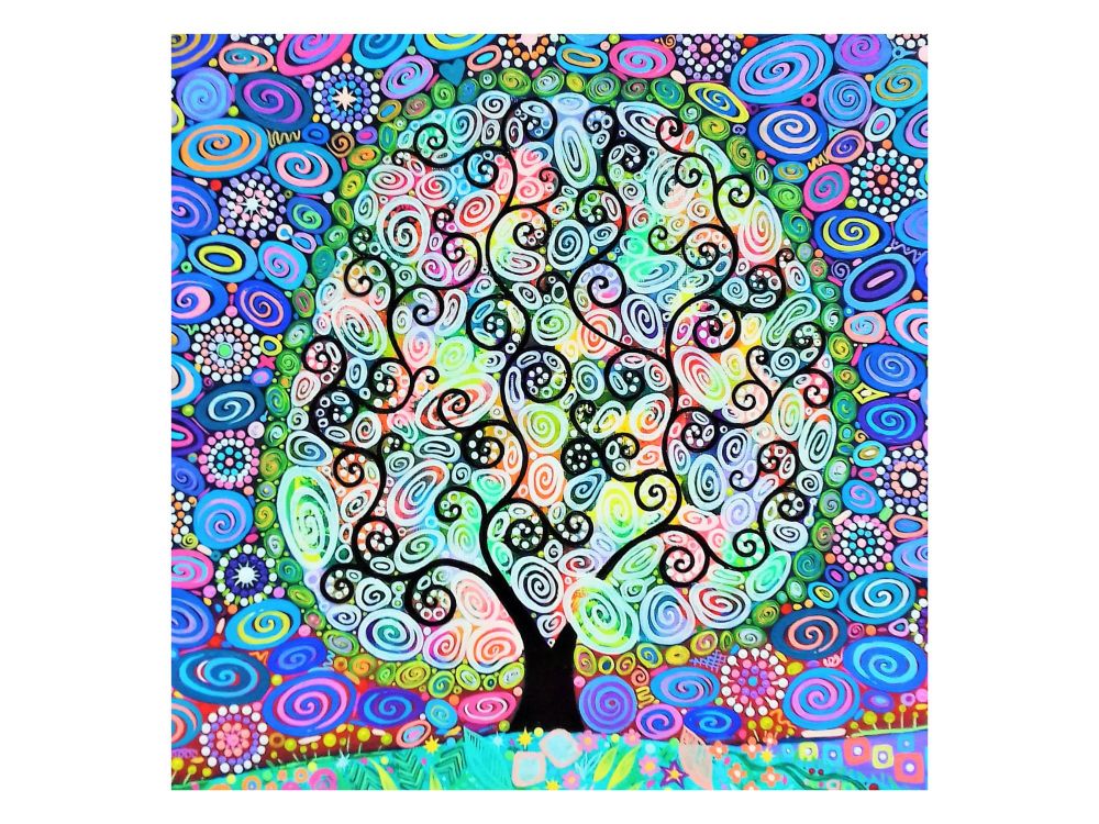 Tree of Life Swirly Sky card