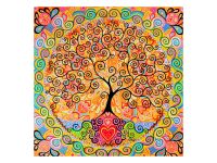 Tree of Life in Heart Mandala Card