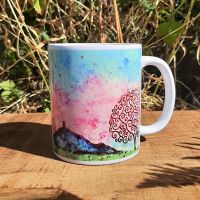 Glastonbury Tor & Tree of Life Mug