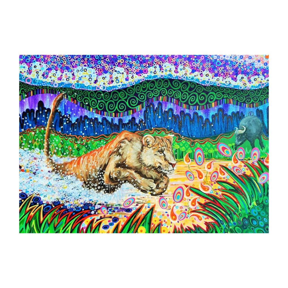 Lioness art print