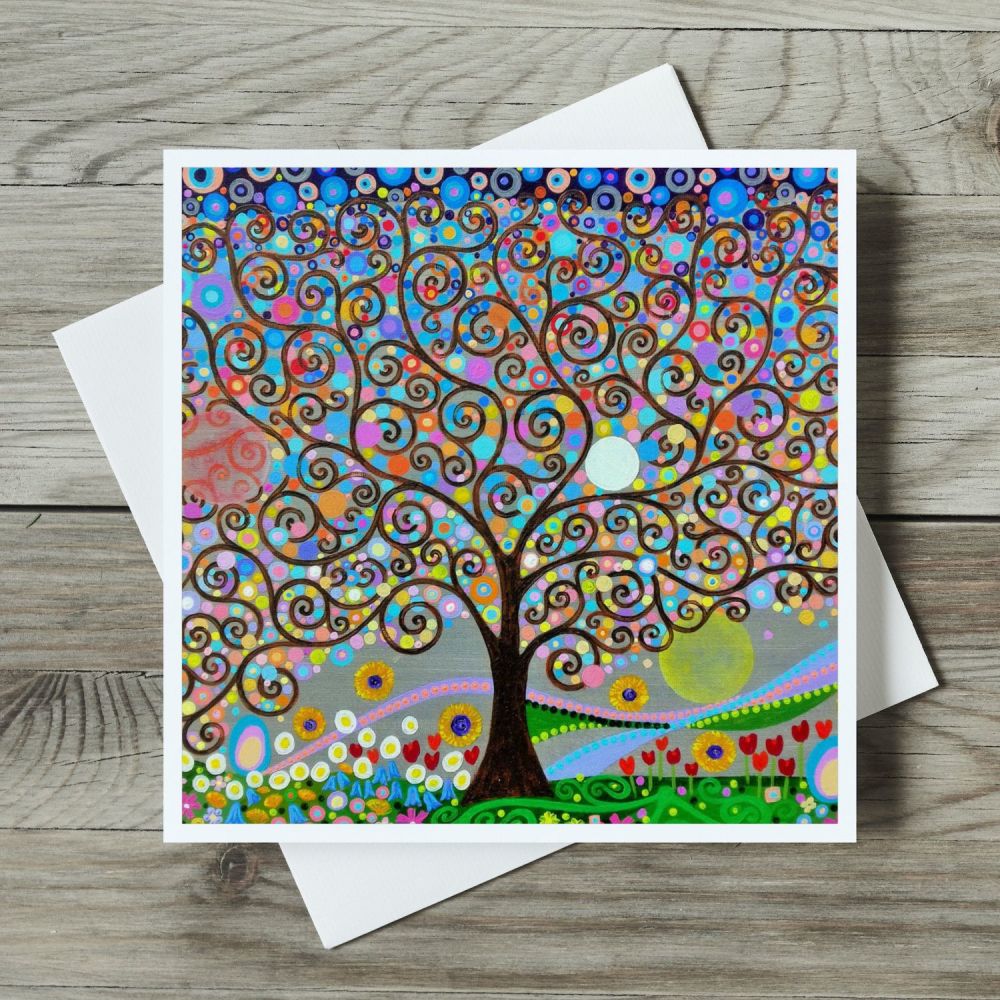 Dotty Tree of Life card